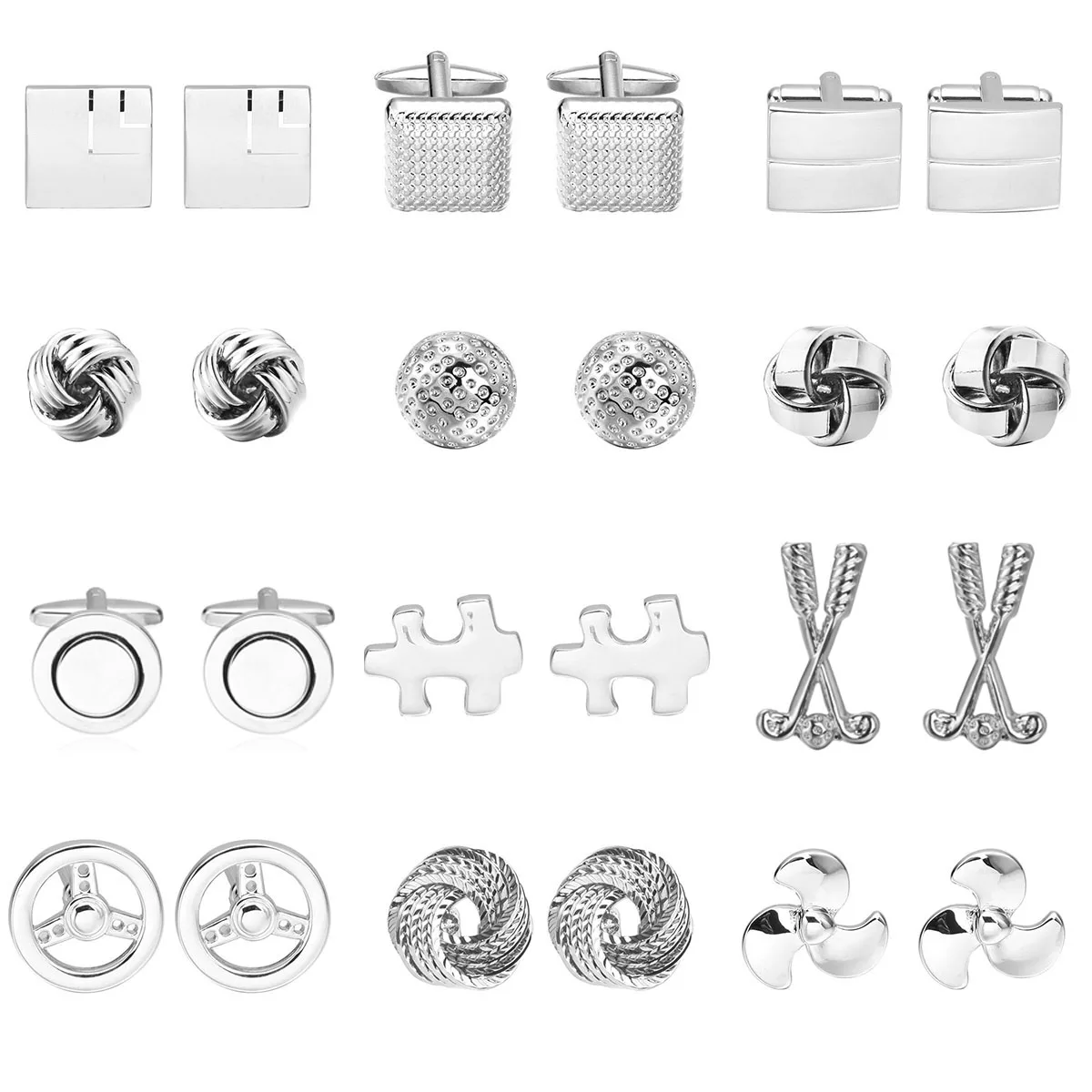 Брендовые мужские запонки для рубашек высококачественные свадебные цветные