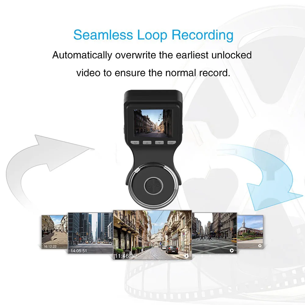 Conkim видеорегистратор Автомобильная камера WIFI DVR gps Logger 1080 P Full HD регистраторы 2 0