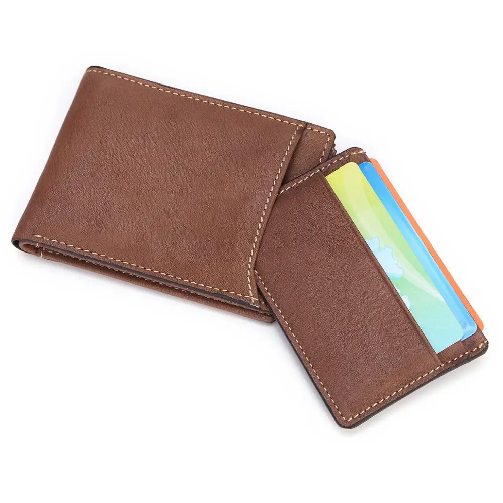 Новый повседневный мужской кожаный кошелек в европейском и американском стиле