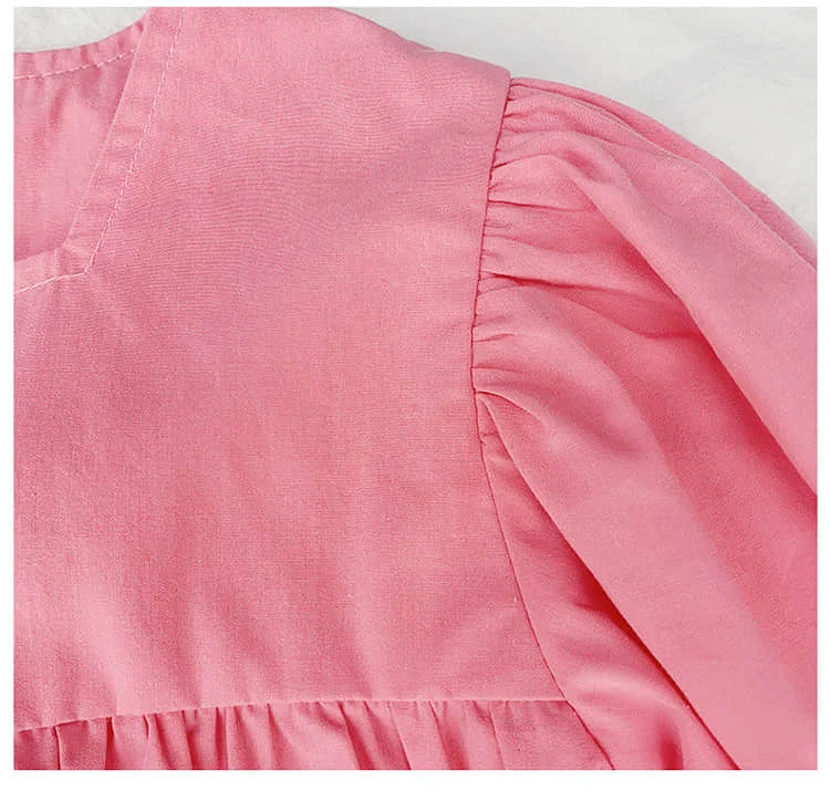 

2021 spring new girl's dress parent child mother dress Korean foreign style skirt little girl Princess Dress