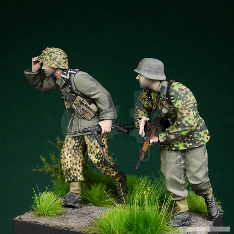 1/35 сборка каучуковая Фигурка Набор солдат (не включает основание)|Наборы для