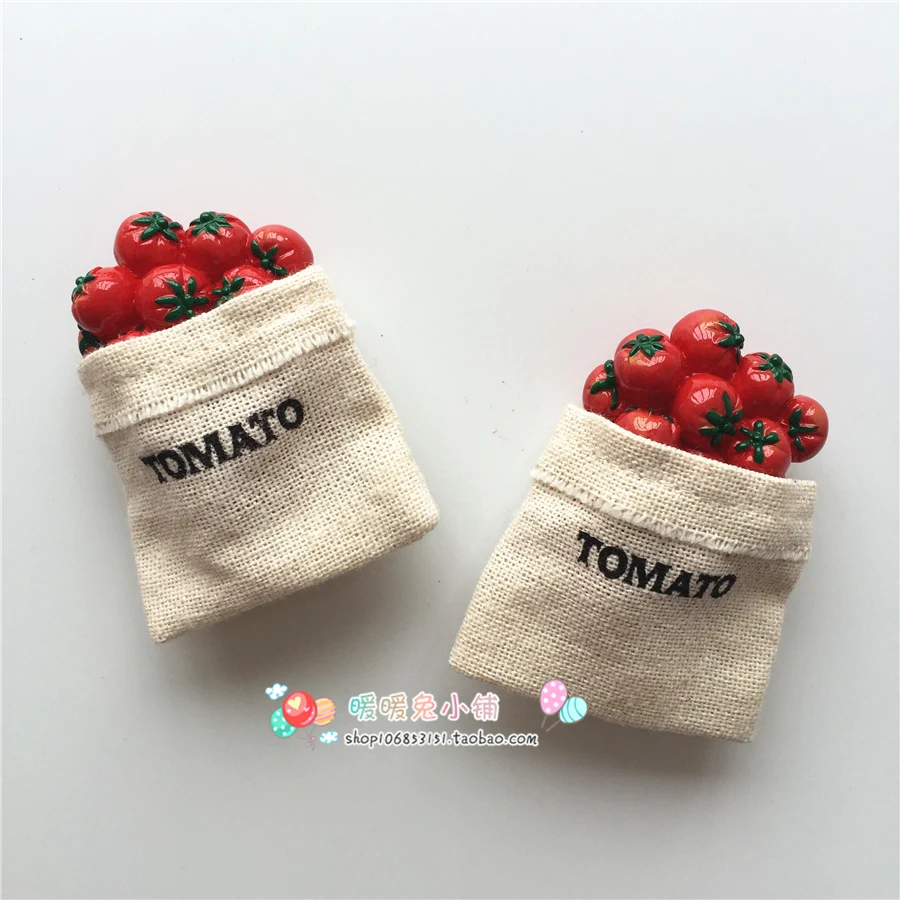 Трехмерные магнитные наклейки для томатного пакета креативные из смолы