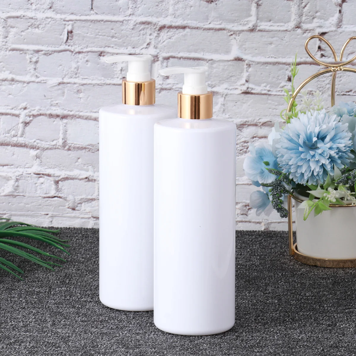 Флаконы с насосом Диспенсер пустая бутылка для шампуня лосьона многоразовый