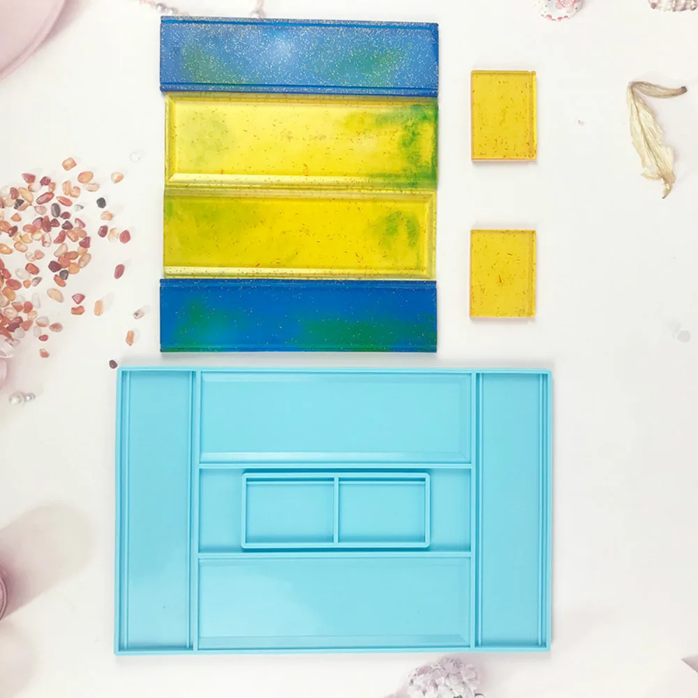 

Ящик для хранения домино, форма из смолы, держатель для драгоценностей, скользящая силиконовая эпоксидная смола, литье для украшений «сдела...