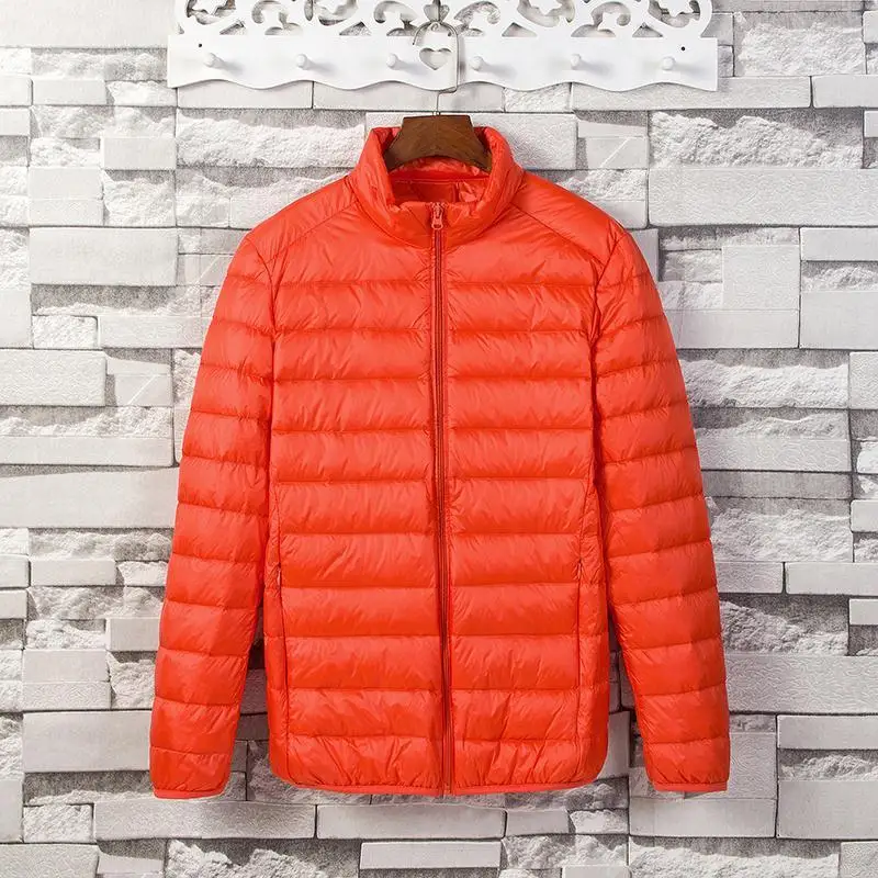 

Down Jacket Men Winter 2021 Portability Warm 90% White Duck Down Hooded Man Coat masculino chaqueta hombre