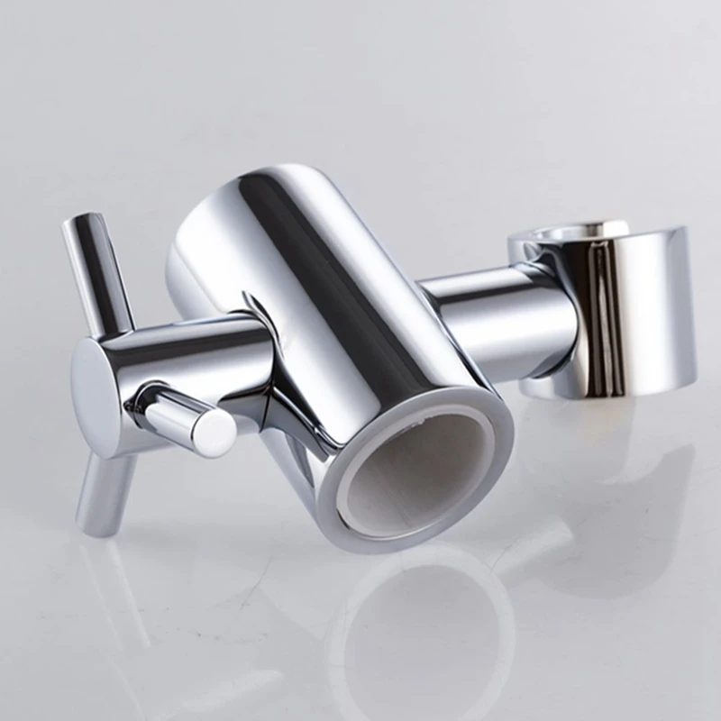 Новый цинковый сплав Замена ручной душ кронштейн для слайдера высота и угол