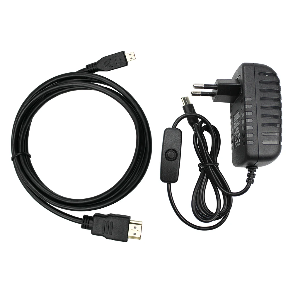 

Original Raspberry Pi 4 Model B Kit 2 4 8 GB RAM + ABS Case + Dual Fan + Power Adapter Optional 64 32 GB SD Card & Reader