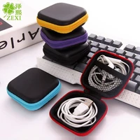 1pc earphone case earphone coin usb cable card key organizer small object storage box portable protective anti fall cover shell
