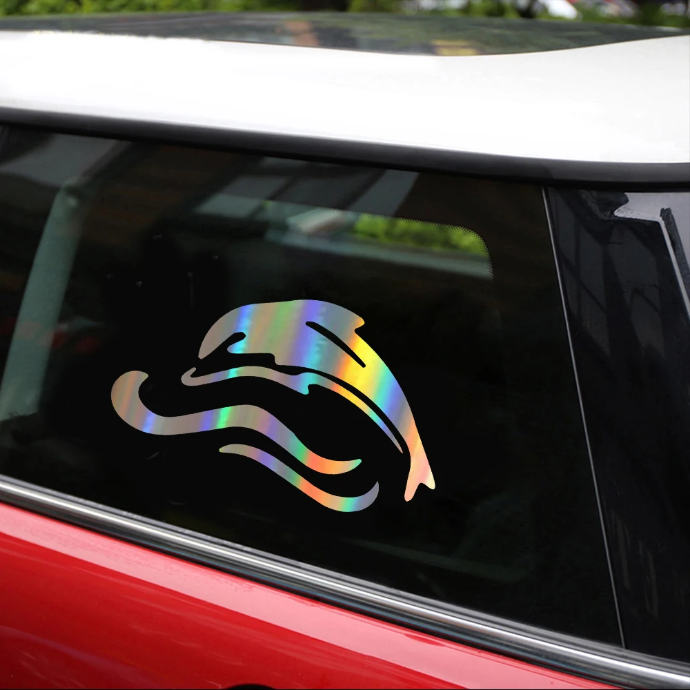 Милые автомобильные наклейки с дельфином прыгают украшение дверь окно виниловые