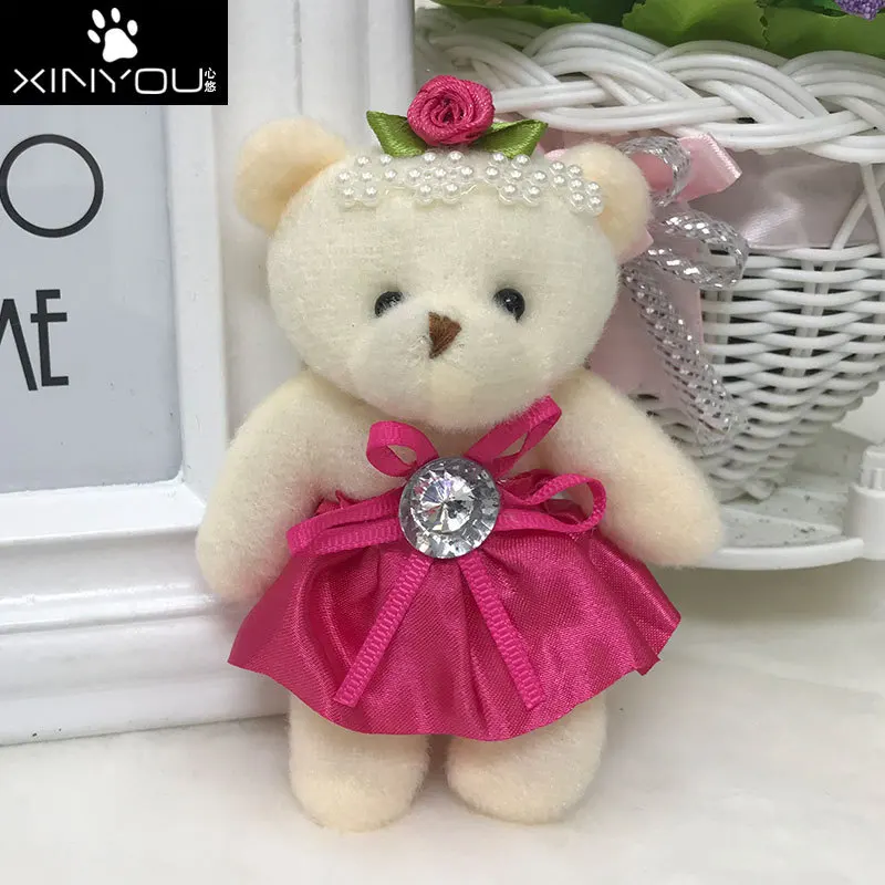 Рождественский подарок Новинка 12 см 10 шт./лот pp Хлопок Детские игрушки плюшевая