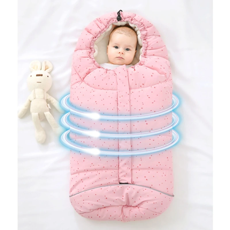 

Baby Infant Stroller Footmuff Winter Autumn Windproof Warm Sleeping Bag Swaddle Wrap Blanket for Pram Pushchair