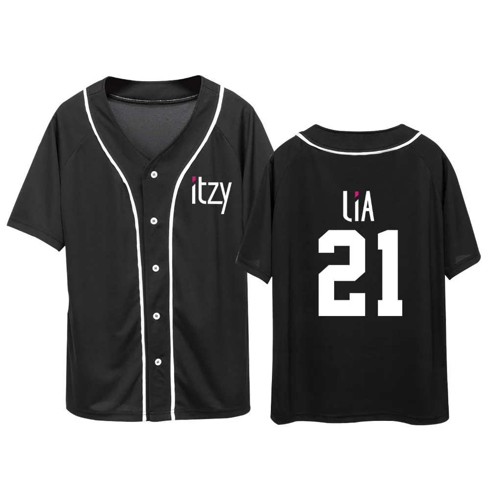 Новинка 2020 г. Женская Футболка Kpop ITZY Yuna RyuJin Lia ChaerYeong фанаты кардиган с коротким
