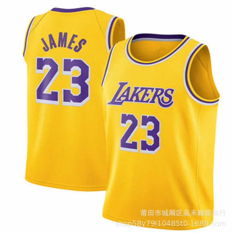 

2021 Mens New American Basketball Clothes #23 European Size Ball Pants T Shirts Cool Tops Loose Cloth Fashion Version