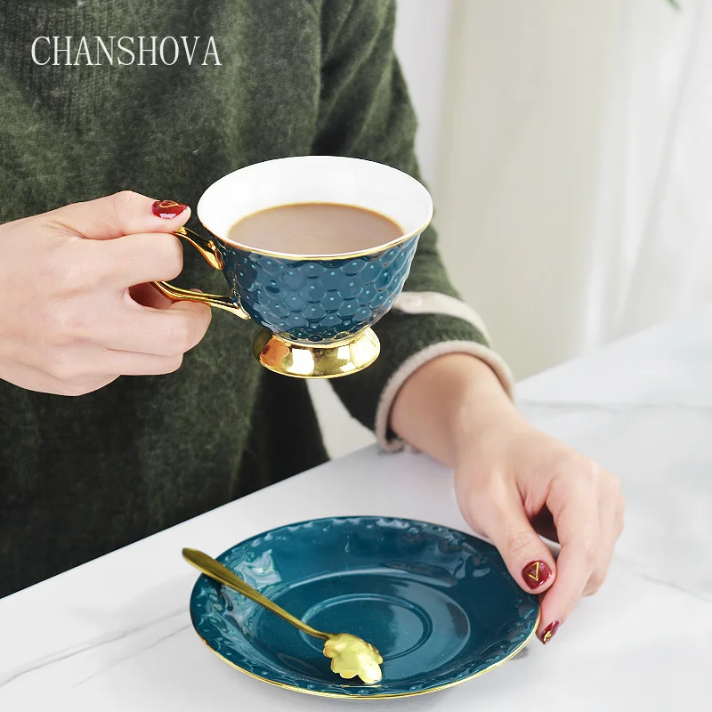 CHANSHOVA в скандинавском стиле пигментированная фарфоровая кофейная чашка с