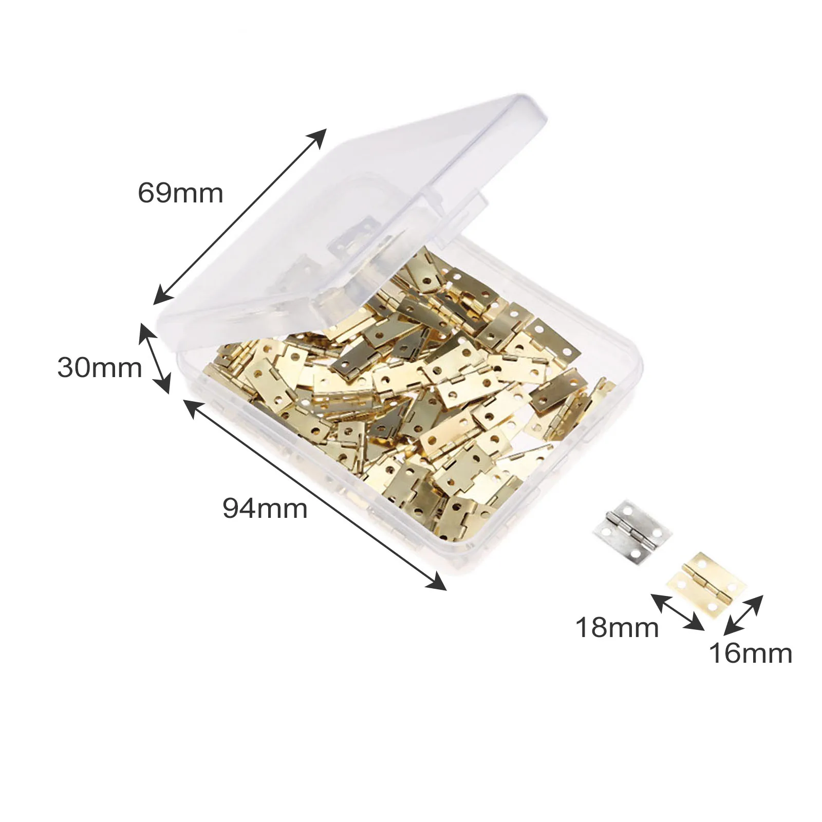 100 шт. декоративные петли для украшений 18 х16 мм | Строительство и ремонт