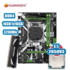 Комплект материнской платы Huananzhi X99 DDR4 PC4 DIMM, процессор Xeon E5 2650 V3 LGA2011-3 1*16 Гб 2650V3 ОЗУ 3200 МГц REG ECC RECC память