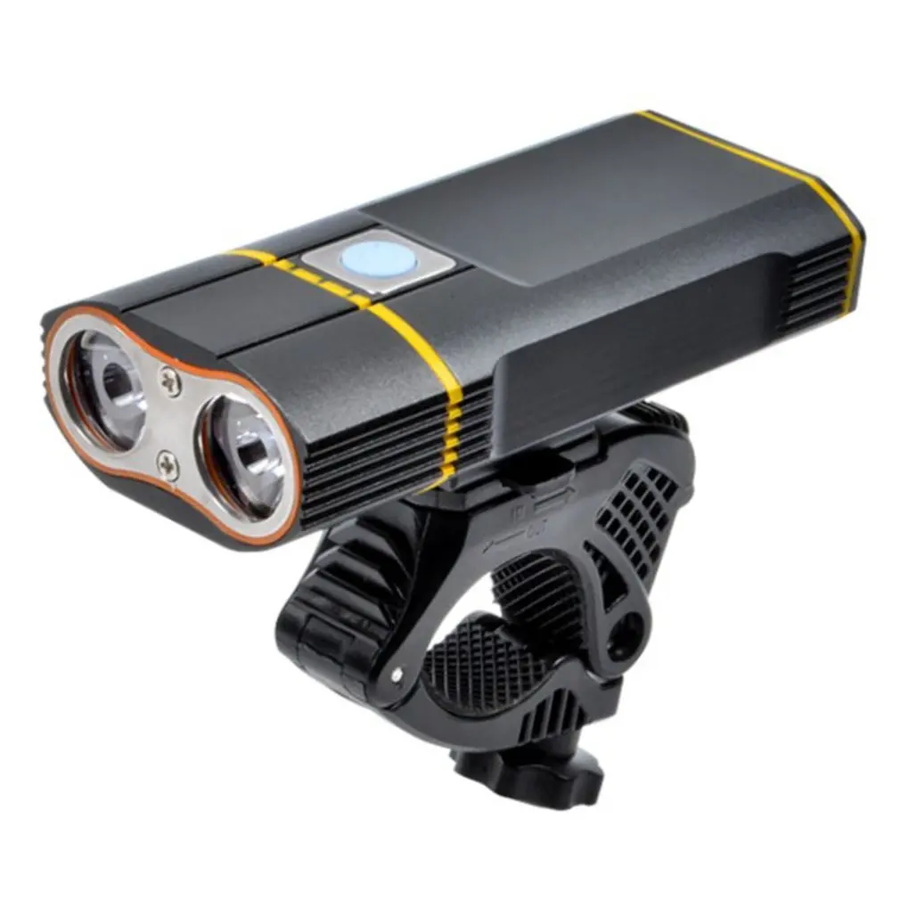 

Светодиодный велосипедный фонарь T6, передняя лампа с USB-зарядкой и индикатором мощности для горных и шоссейных велосипедов, оборудование дл...