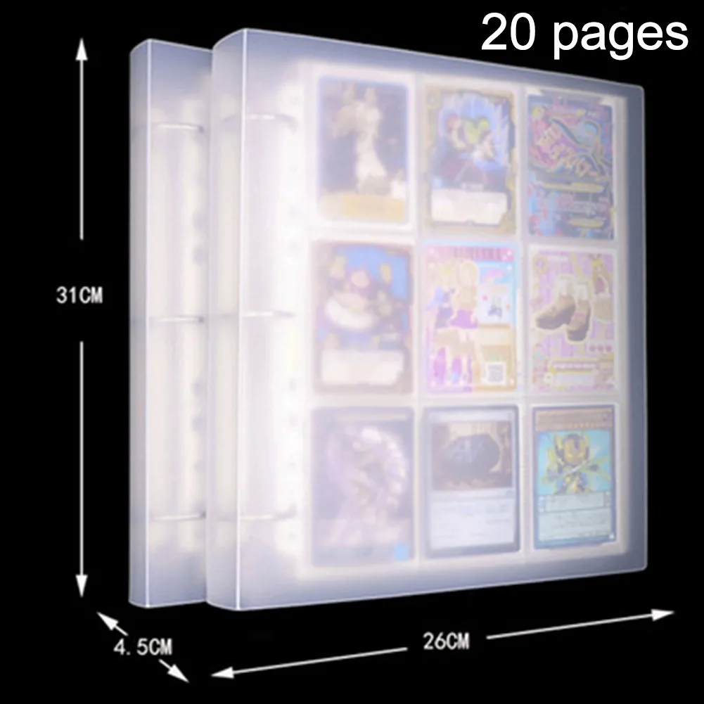 

Transparent Scrapbooking Photo Album Holder Photocard Binder Photocards Pocket Name Card Collect Book Loose-leaf Picture Storage
