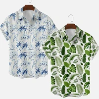 bababuy 2021 mens loose shirts plus size cool short sleeve shirts summer casual hawaiian beach tops