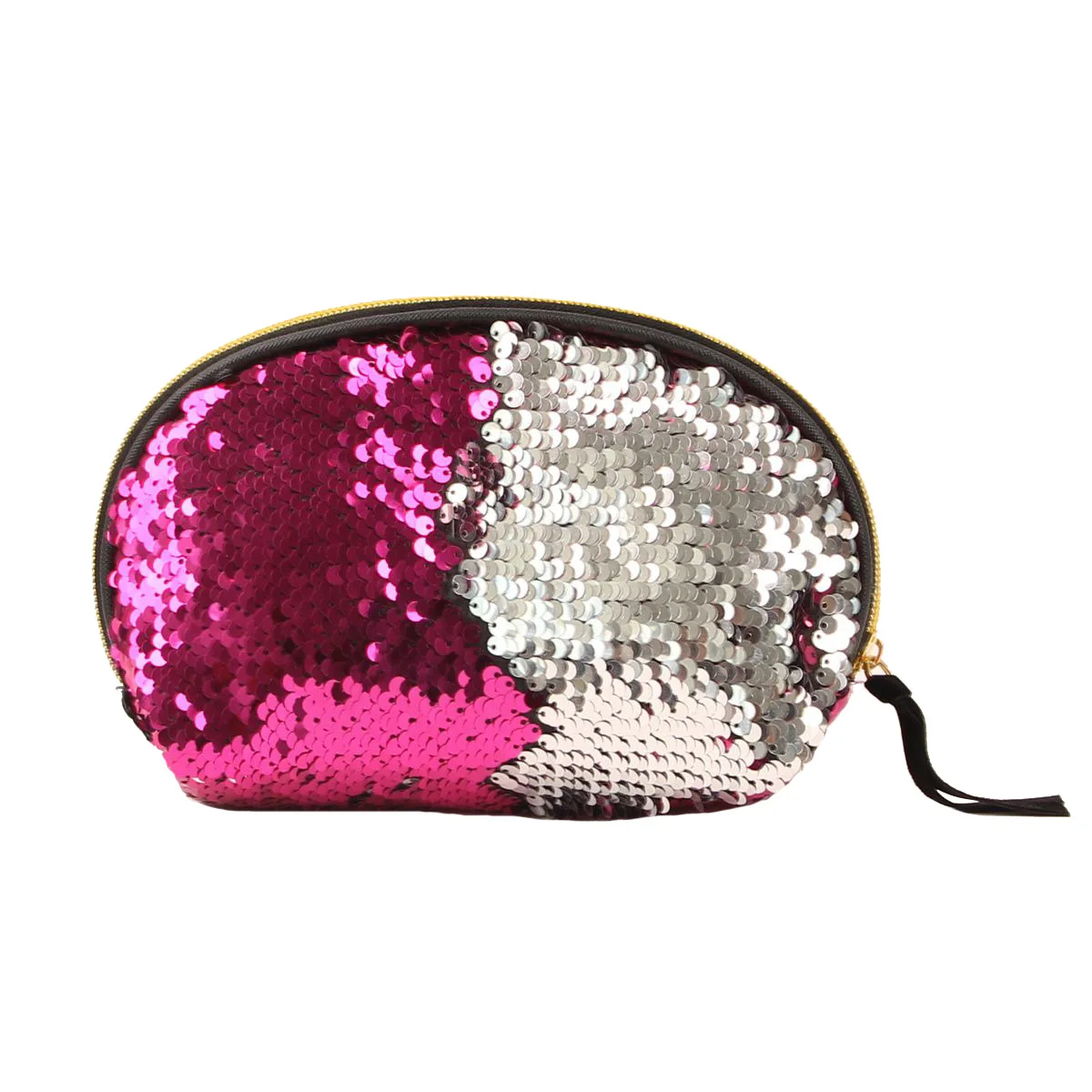 Косметички для макияжа с блестками блестящие косметички двухцветная Сумочка