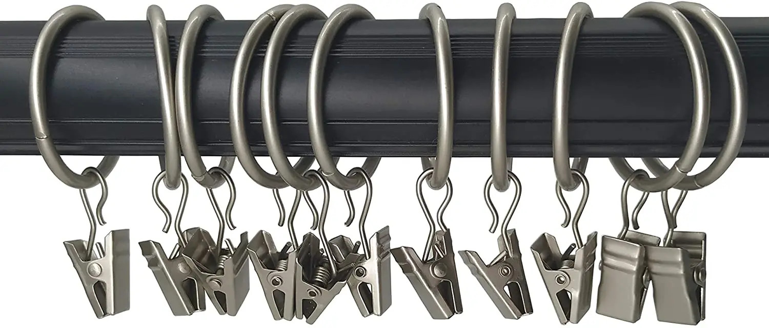 

Металлические кольца для штор, 36 штук