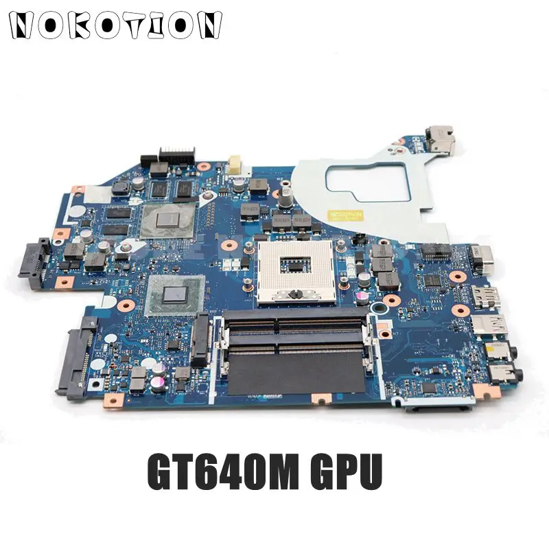 NOKOTION для acer aspire V3-571 V3-571G E1-571G Материнская плата ноутбука HM77 DDR3 NBRZP11001 Q5WVH LA-7912P GT640M 2 Гб