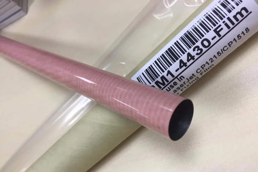 

Free shipping 5pcs Original new CP1525 printer fuser fixing film for HP CP1215 CP1515 CP1025 Light red color