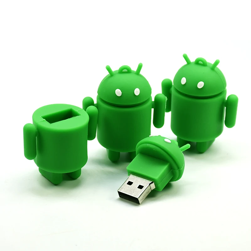Android Pendrive 64 Гб 128 ГБ 256 Robot Pen Drive 32 16 8 4 Usb флэш-накопитель U-Stick Mechanic Memory Stick |