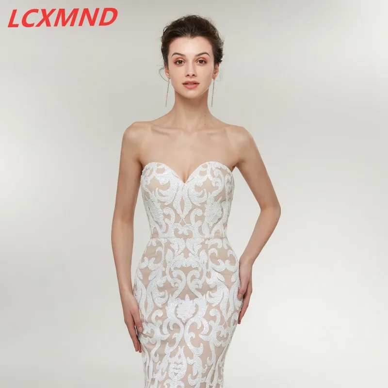 Милое вечернее платье Русалочки без рукавов с блестками длинное официальное для