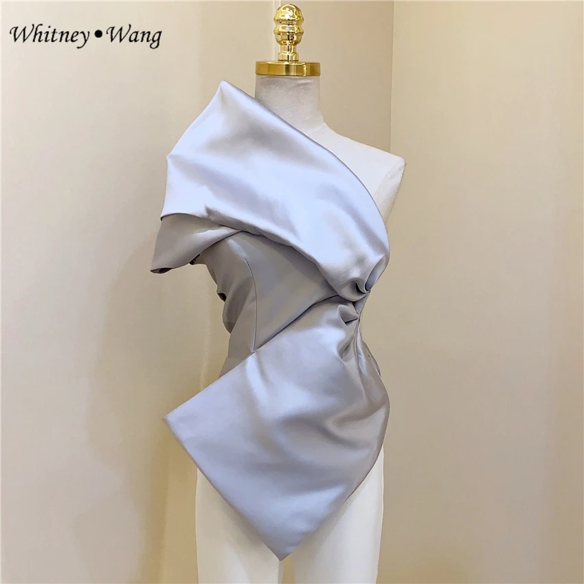 Женская атласная блузка с большим бантом весна 2020|Блузки| |