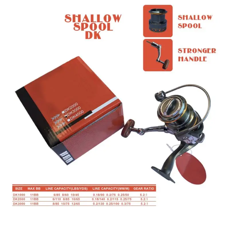 Катушка для спиннинга металлическая катушка 1000 3000|Рыболовные катушки| |