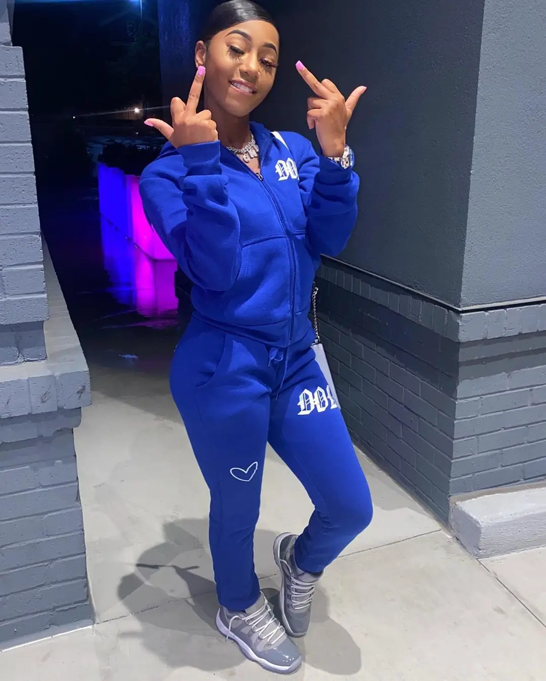 

Two Piece Women Set Sport Casual Outfits Fall Clothes for Women Hoodies Sweatpants 2 Piece Set Women Sweat Suit Set Tracksuit