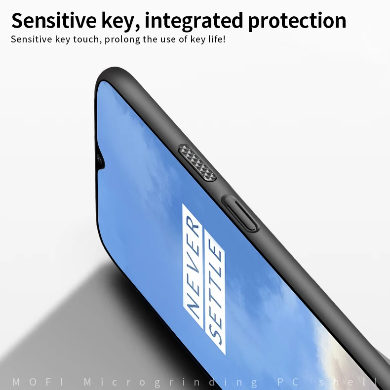 For OnePlus 7T Case MOFi Hard Luxury Protection Cover For OnePlus 7T Phone Case Cover
