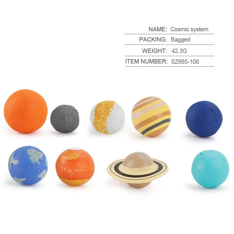 

Universe Children's Mini Solar System Model Simulation Planet Model Cognitive Teaching Aids Science Popularization Birthday Gift