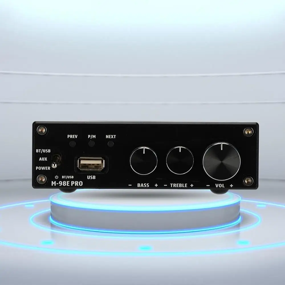 Усилитель Bluetooth 5 0 160 Вт + двухканальный цифровой аудио усилитель высокой мощности