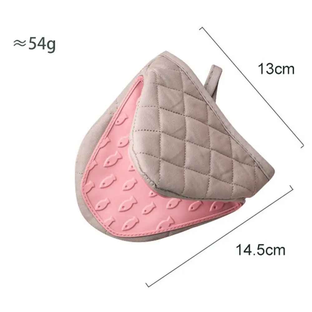 

1PCS Silicone Anti Scalding Oven Gloves Mitts Potholder Kitchen Silicone Gloves Tray Dish Bowl Holder Oven