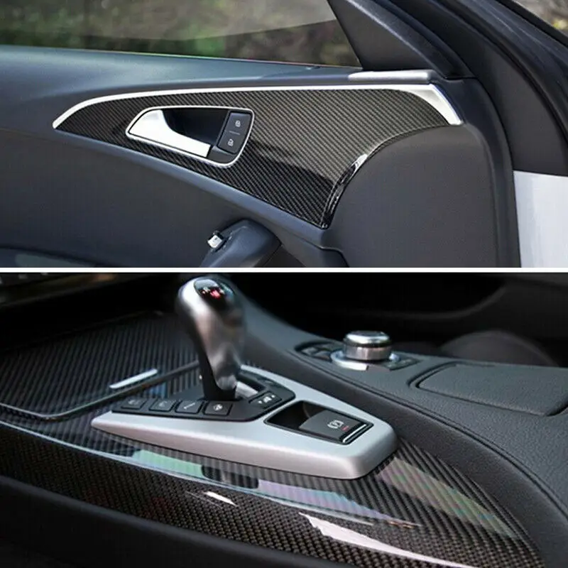 

7D Premium Super Gloss Carbon Fiber Vinyl Film Car Styling Wrap Motorcycle Stickers And Decals Auto Accessories 7D Carbon Fiber