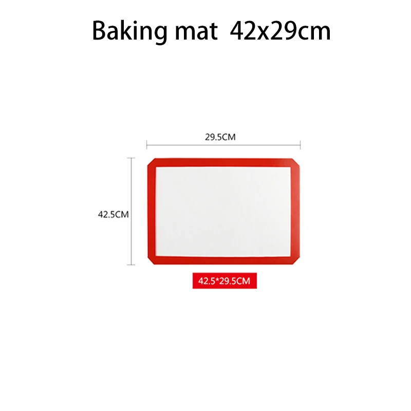 Silicone Baking Mat, Bake Pans Liners, Perfect for Macaron/Pastry/Cookie/Bun/Bread Making