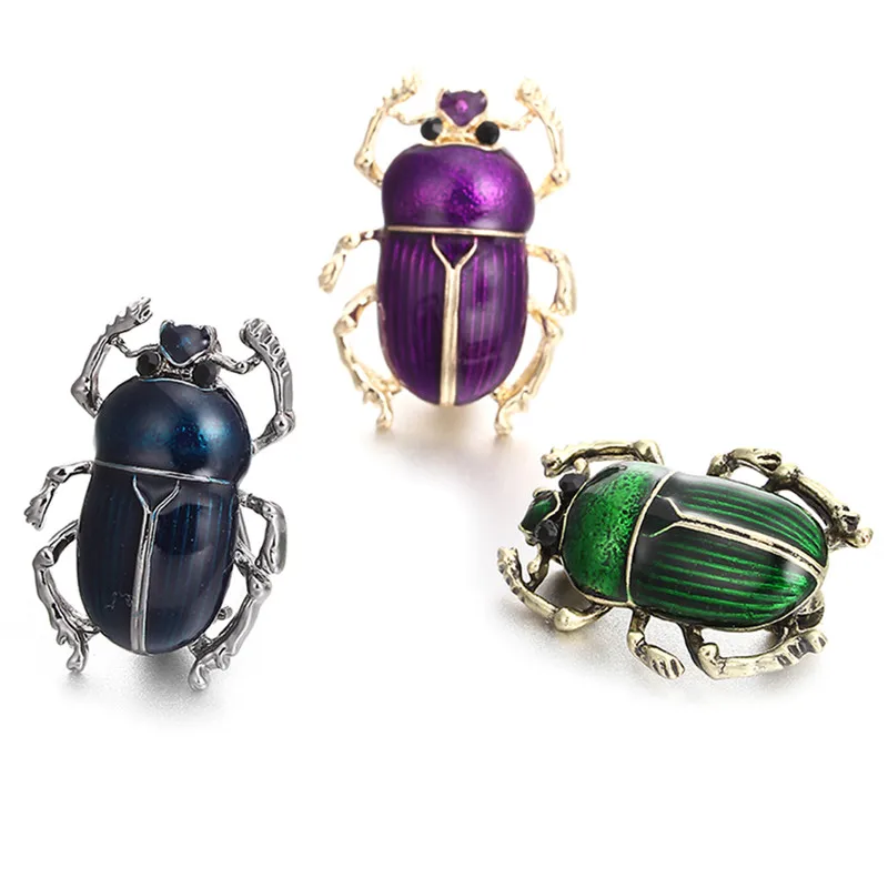 1 шт. брошь яркий Жук броши для Для женщин дети гладкой Broche животного насекомых