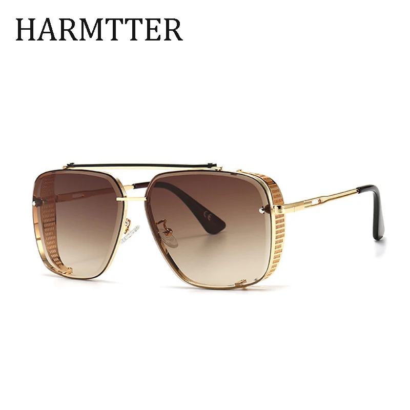 

Luxury brand design Fashion Mach Six Eight Style Gradient lens Sunglasses PUNK Men Vintage Brand Design Sun Glasses Oculos 115