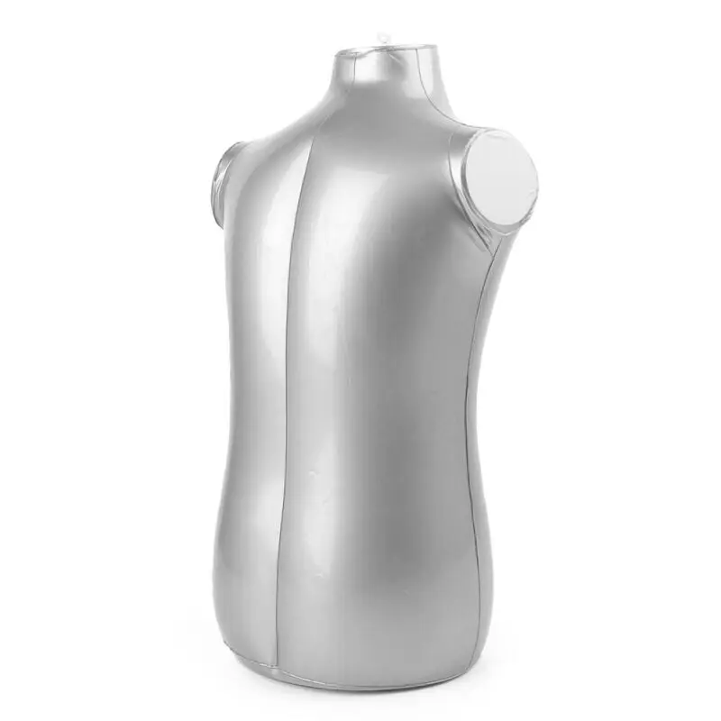 Silver Children Half Body Inflatable Mannequin For Cloth Display Dummy Compact | Дом и сад