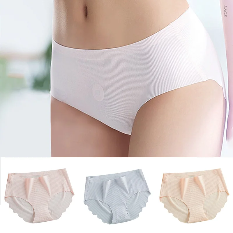 

Women Seamless Lingerie Panty Underwear Panties Solid Color AC889