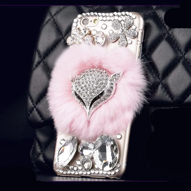 

Diamond A51 A71 Case For Samsung Galaxy S20 S10 S9 S8 Note 8 9 10 20 Ultra Plus Lite A81 A91 A50 A70 S Fox Fur Phone Cover