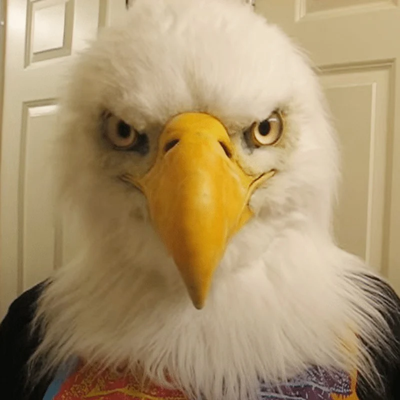 Головной убор с изображением животных орлы Хаски собака Черный кот головной на