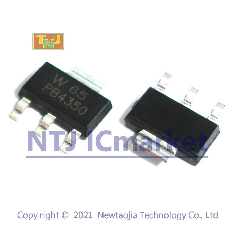 10 шт. PBSS4350Z SOT-223 PBSS4350 PB4350 50 в низкий транзистор VCEsat NPN | Электронные компоненты и