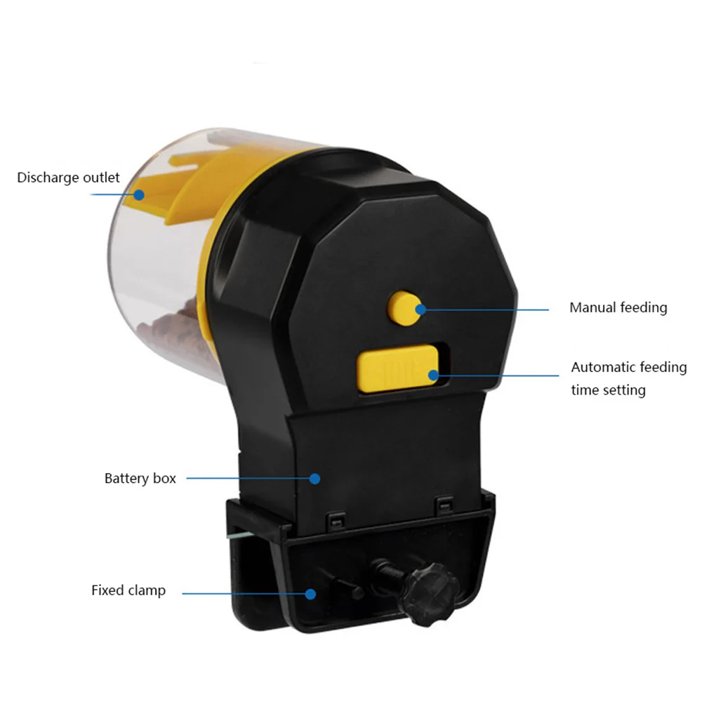 Автоматическая кормушка для рыб автоматическая аквариума настенный 12/24 часов