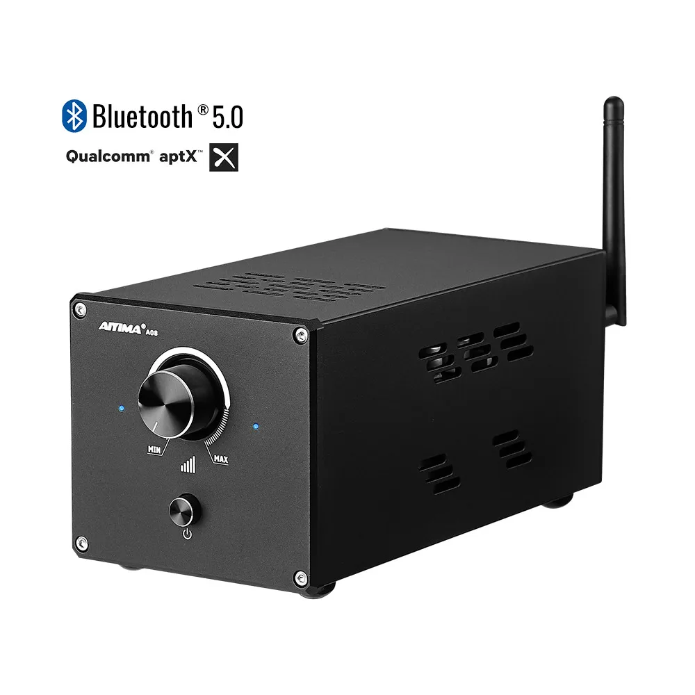 

AIYIMA HIFI Bluetooth 5.0 TPA3255 300W Stereo Amplifier Digital High Power Amplifier PCM5102A For Home Theater Sound System