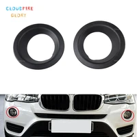 cloudfireglory 51113400911 51113400912 2pcs left right front bumper fog light trim ring cover for bmw x3 e83 2004 2006