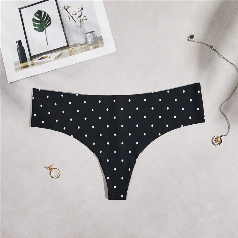 thong black-origin Exclusive new Sexy Seamless Briefs Fashion pink letters printing Women Panties Low Waist Briefs woman Underwear M/L - Цвет: thong black-origin
