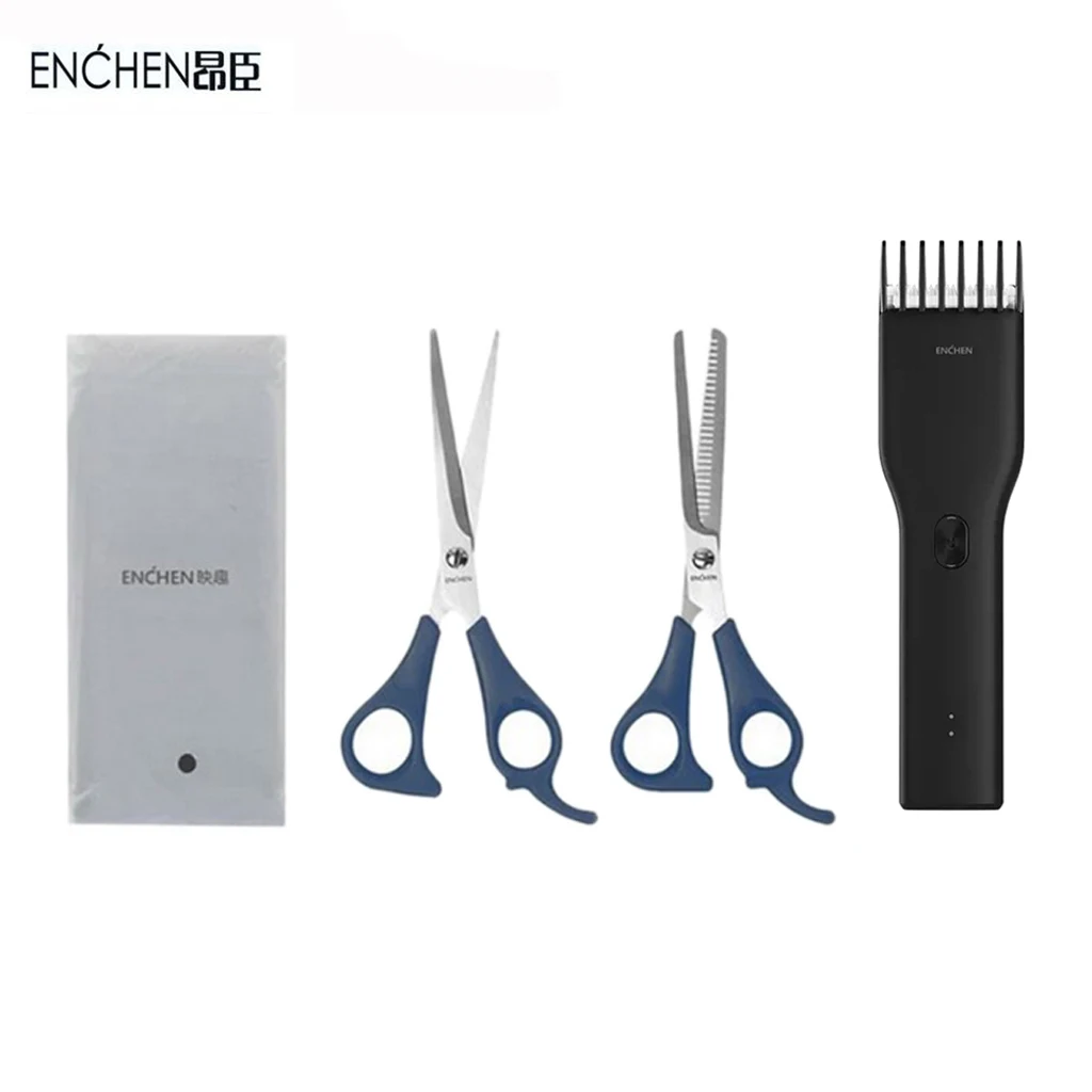 Машинка для стрижки волос Enchen Мужская электрическая Керамический триммер